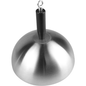 Garhaube aus Edelstahl, Ø 20cm, für Grillutensilien. Zum Überbacken von Speisen auf dem Grill.