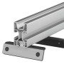 Solar Halter Paar zur Montage von Solarprofilen auf Trapezblech.