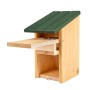 CJ Wildlife Nistkasten Seattle mit Raubtierschutz, Holzkasten mit grünem Dach.