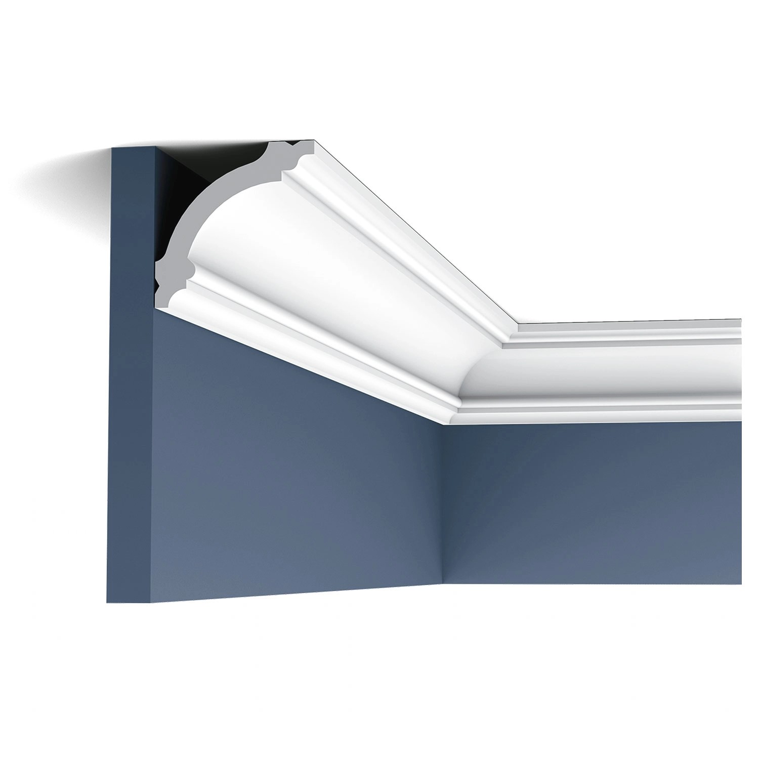 ORAC DECOR CB511N BASIXX Stuck-Zierprofil Zierleiste Eck-Wand-Decken-Leiste 2 m 200 cm x 6,7 cm x 6,7 cm Weiß