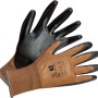 LUX Montagehandschuhe Größe 9, Arbeitshandschuhe mit PU-Beschichtung für Montage und filigrane Arbeiten.