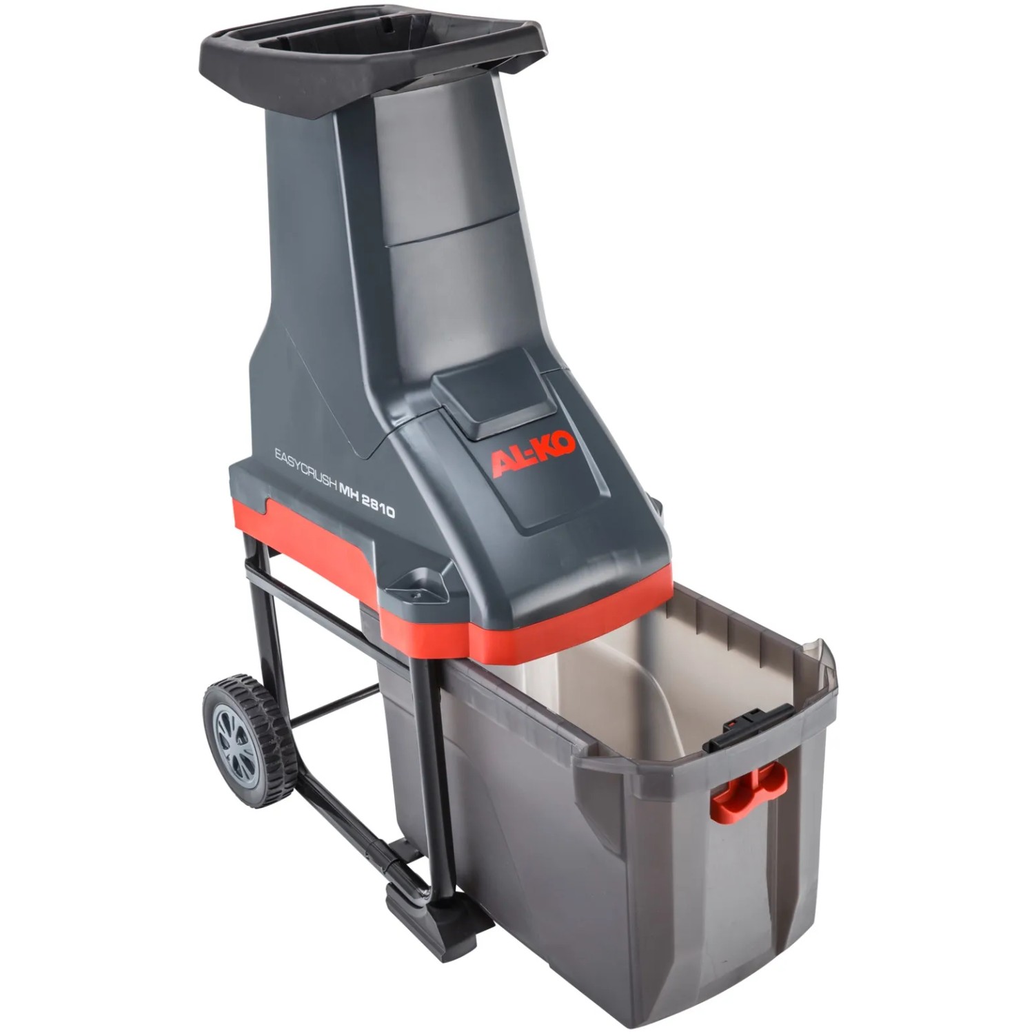 Al-Ko Messerhäcksler Easy Crush MH 2810: Elektro-Häcksler mit Auffangbox und Rädern für den einfachen Transport.