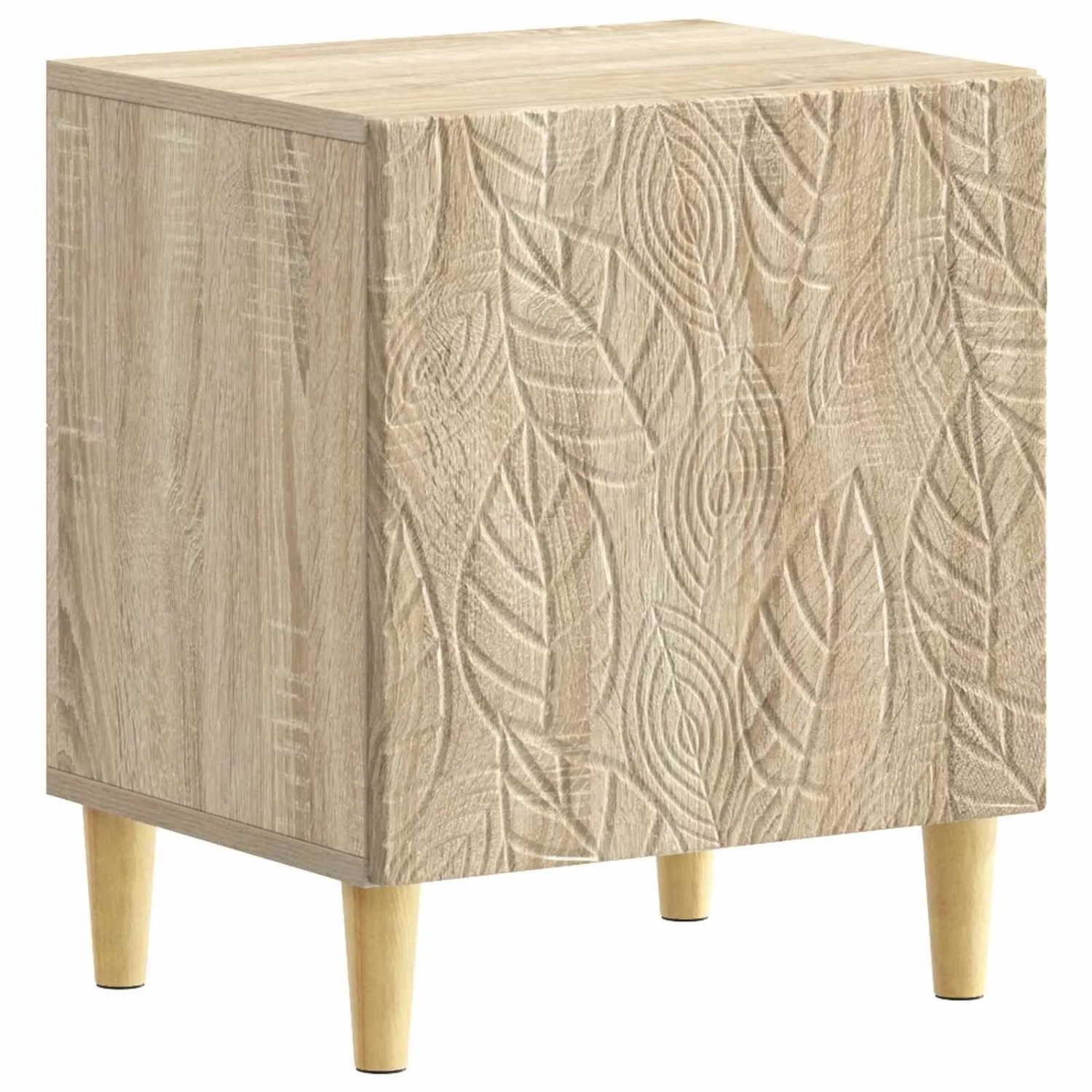 vidaXL Nachttisch Sonoma-Eiche 43 x 34,5 x 50 cm Holzwerkstoff 895029