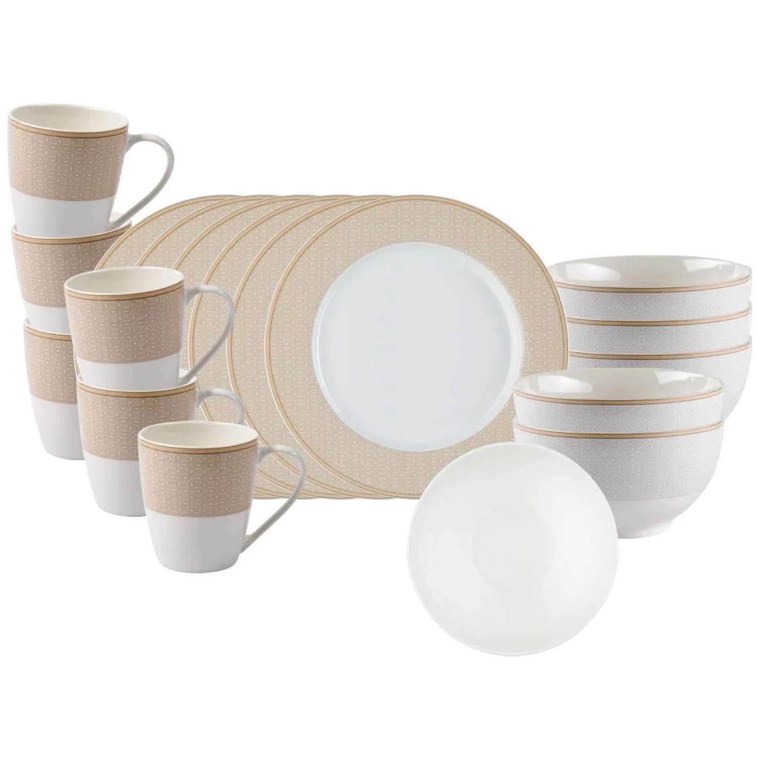 Ritzenhoff & Breker Geo Frühstücksservice 18-teilig