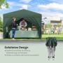WOLTU Pavillon Pop-Up Wasserdichter Sonnenschutz Pagodenzelt 3x3 m Grün_8