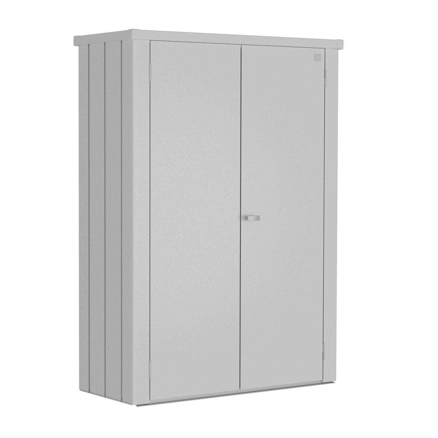 Biohort Terrassenschrank Romeo 181 cm x 132 cm x 57 cm Silber-Metallic günstig online kaufen