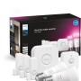 Philips Hue Secure Starter-Set mit Kontaktsensor, Bewegungssensor, 2 Lampen und Bridge.
