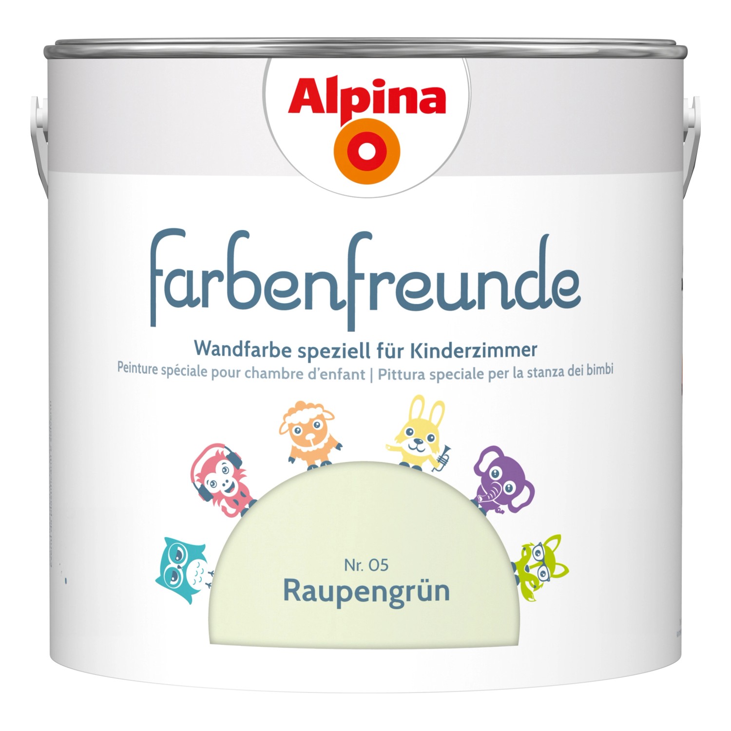 Alpina Farbenfreunde Raupengrün seidenmatt 2,5 Liter