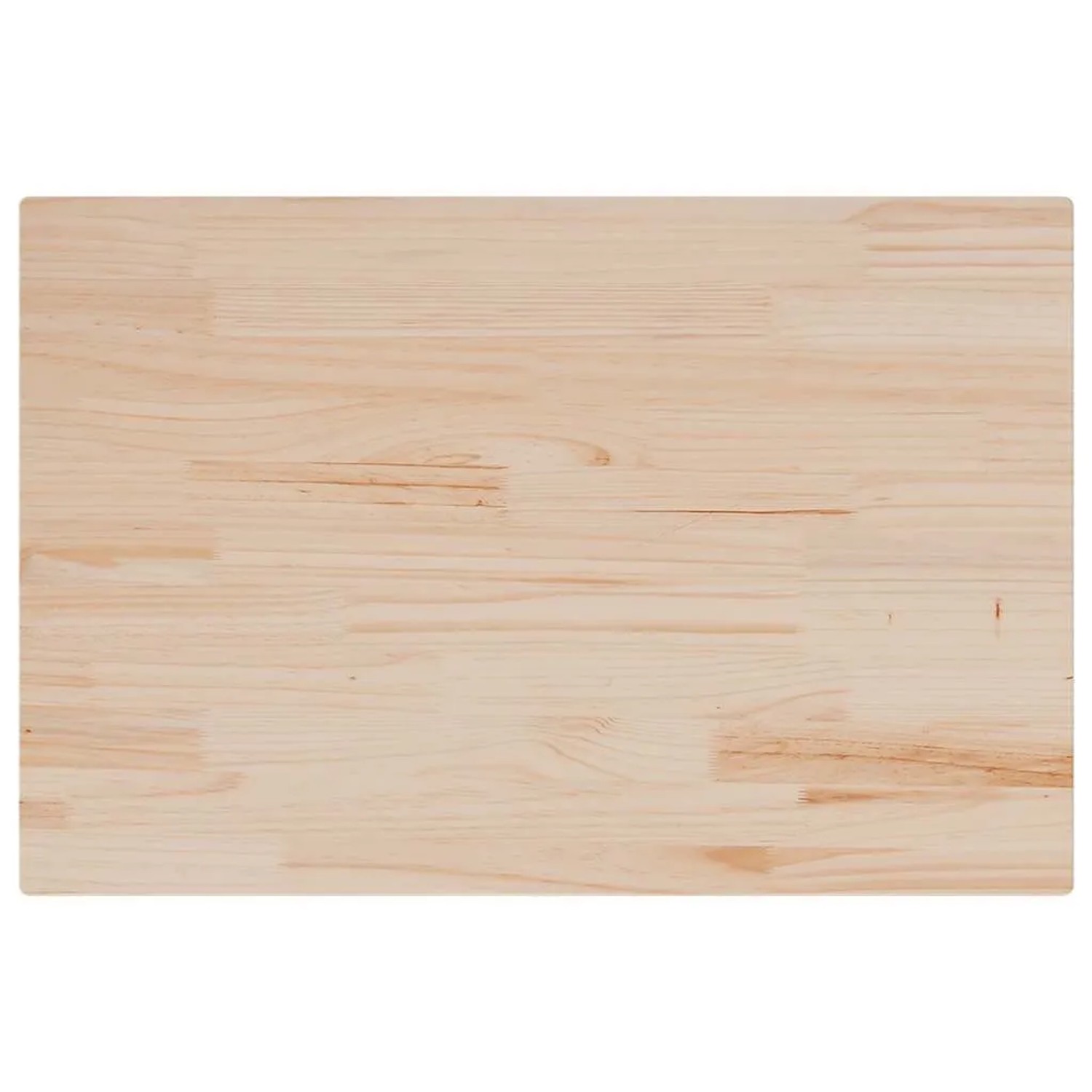 vidaXL Tischplatten 3 Stk 80x53x2,5 cm Rechteckig Massivholz Kiefer 847434