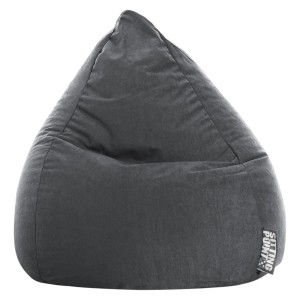 Sitting Point Sitzsack BeanBag Easy, 120 l, Anthrazit. Bequemer Sessel für Kinderzimmer.