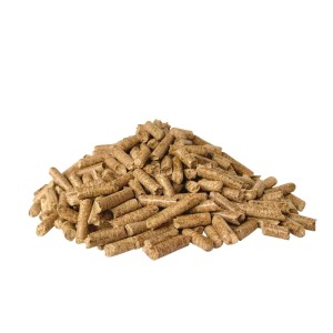 Braune PINI Hartholz Pellets mit Oregano Aroma für Grill, Smoker & Pizzaofen. Ideal zum Räuchern und Heizen.