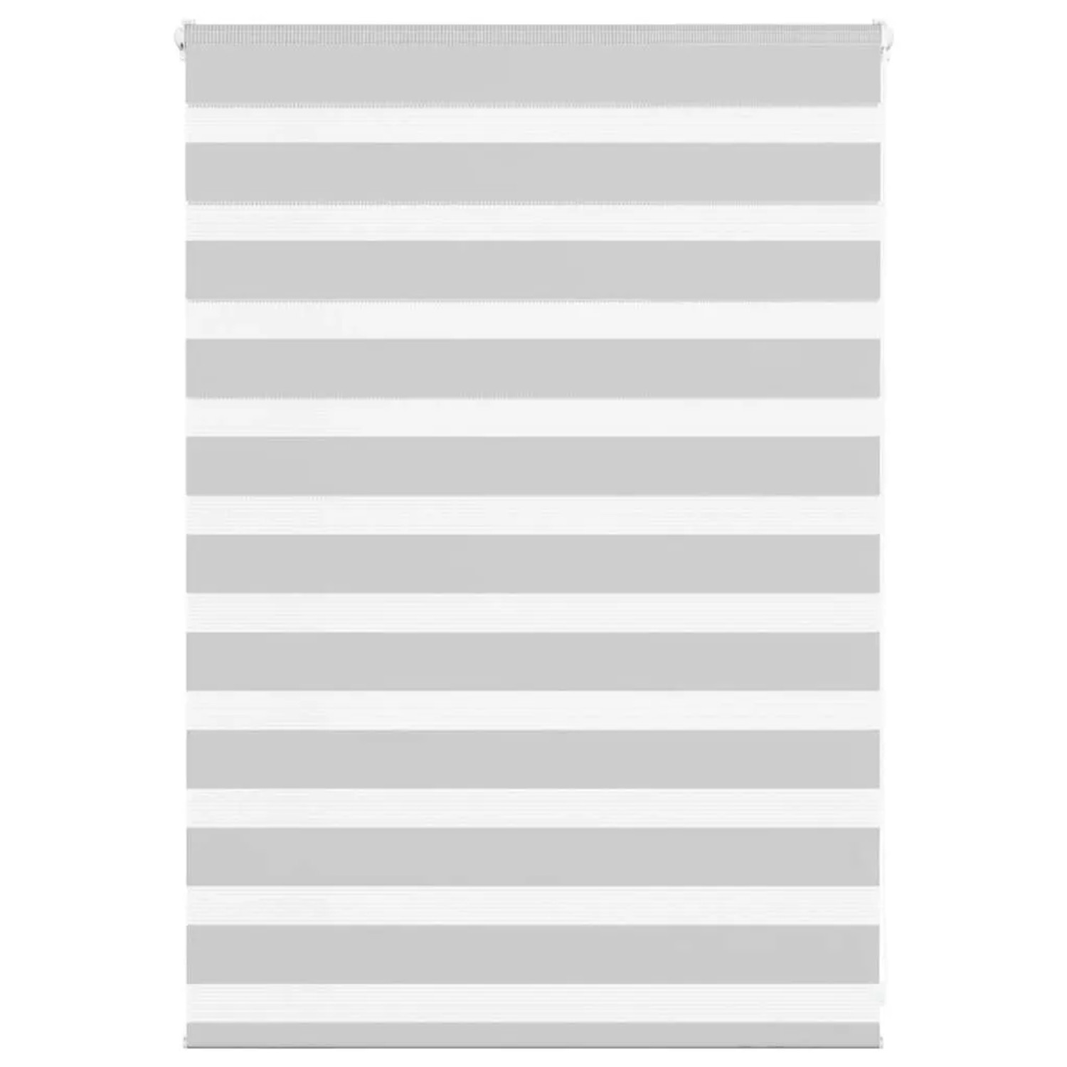 vidaXL Doppelrollo Hellgrau 105x100 cm Stoffbreite 100,9 cm Polyester 40144 günstig online kaufen