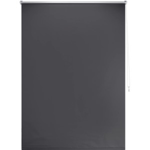 Graues Thermo-Rollo Manresa, 100x175 cm, zur Verdunkelung und als Hitzeschutz.
