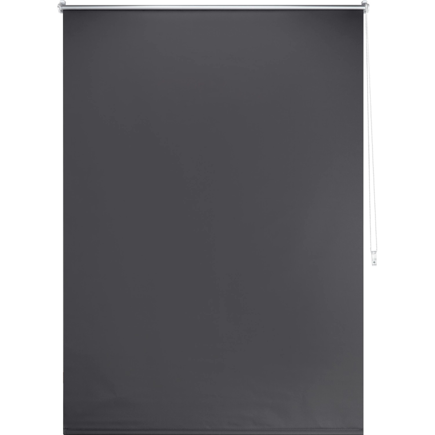 Graues Thermo-Rollo Manresa, 100x175 cm, zur Verdunkelung und als Hitzeschutz.