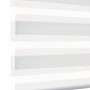 Gardinia Easyfix Doppelrollo, 90x220 cm, weiß. Lichtdurchlässiges Rollo mit Streifen zur Lichtregulierung.