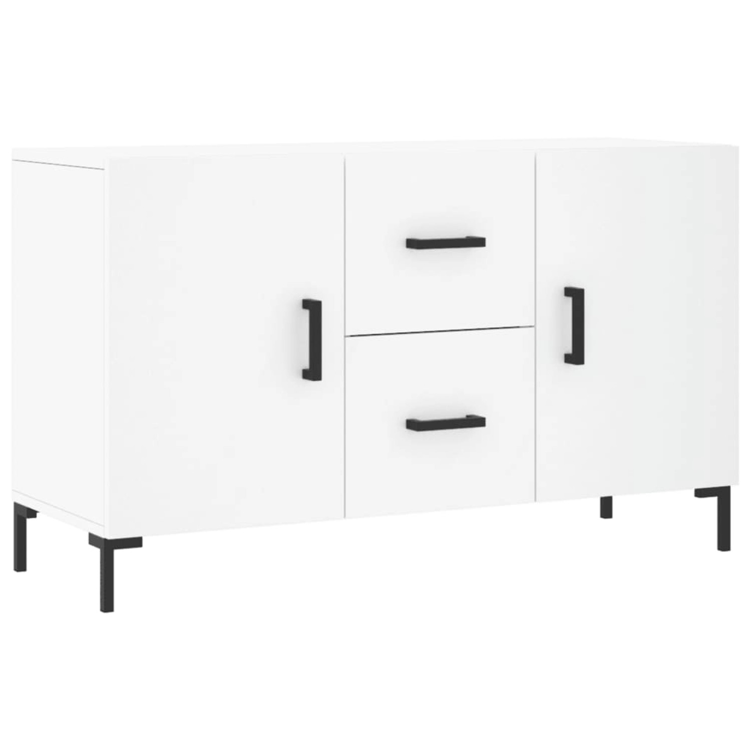 vidaXL Sideboard Weiß 100x36x60 cm Holzwerkstoff 828172 günstig online kaufen