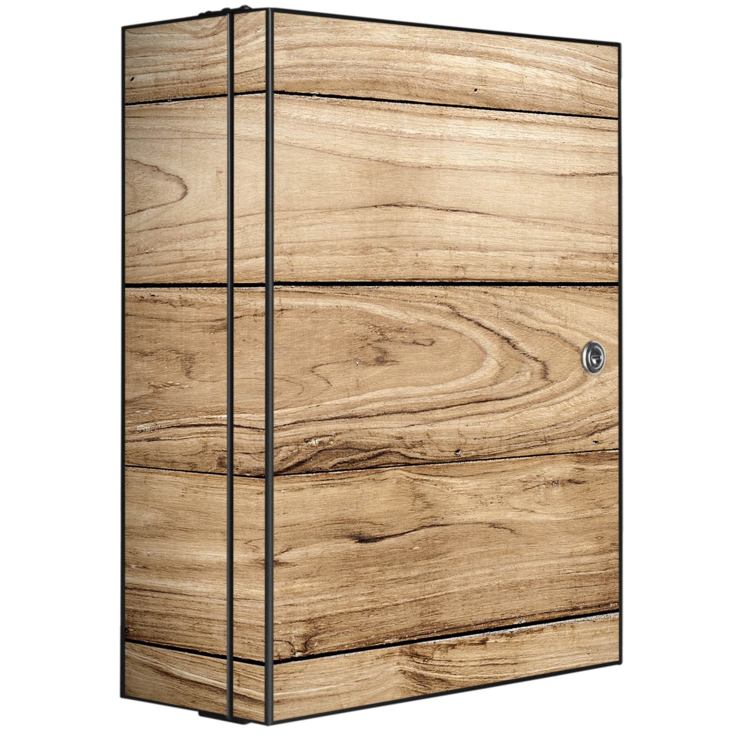 Banjado XXL Medizinschrank Abschliessbar 35x46x15cm Arzneischrank Anthrazit günstig online kaufen