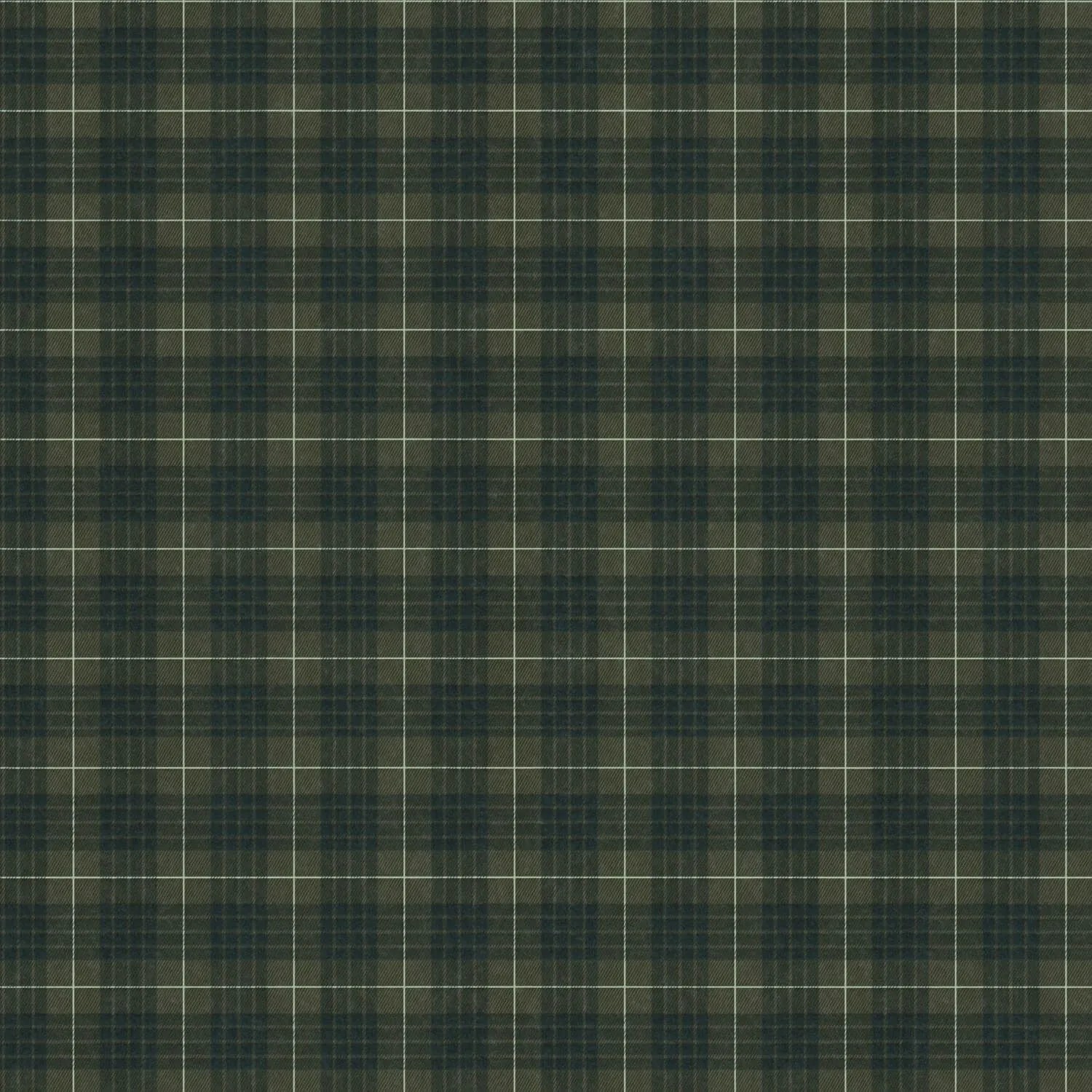 PROFHOME 390643-GU Grafik Tapete Kariert Matt Grün Schwarz Grün 0,53 m x 10,05 m 5,33 m2