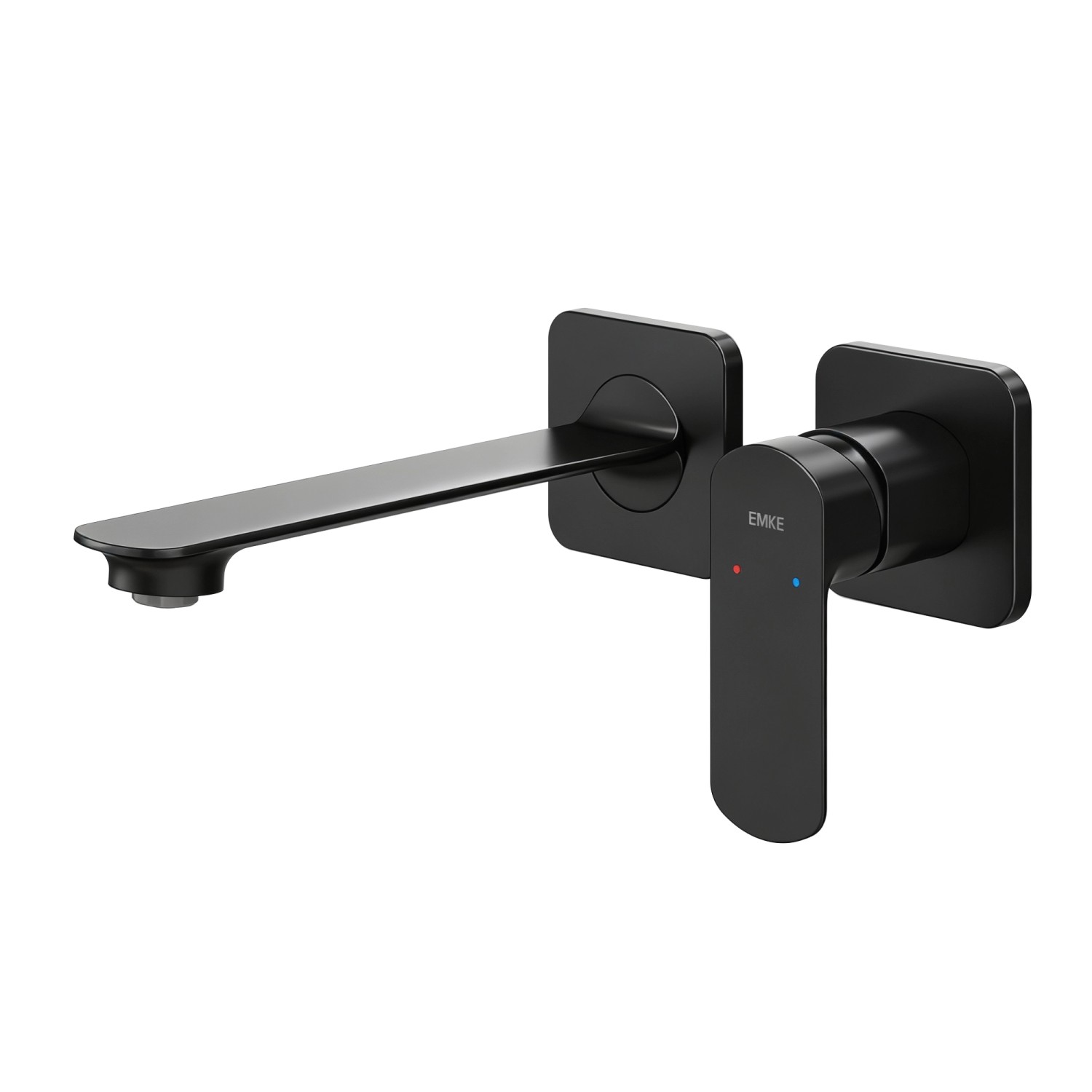 Emke Wand Waschtischarmatur Inklusive Grundkörper 233 x 127 x 110 mm Schwar günstig online kaufen