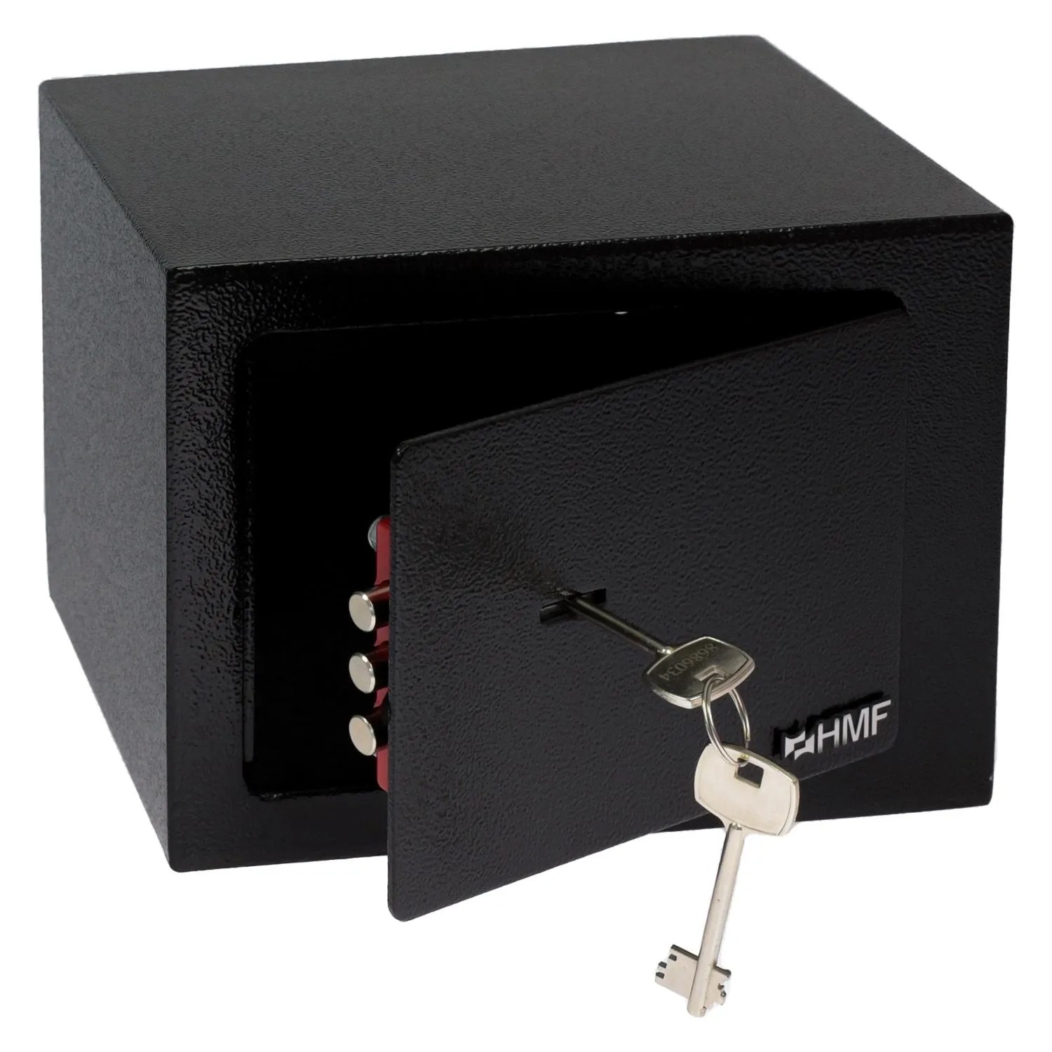 HMF 49216-02 Tresor Schlüssel Möbeltresor 23 x 17 x 17 cm Schwarz