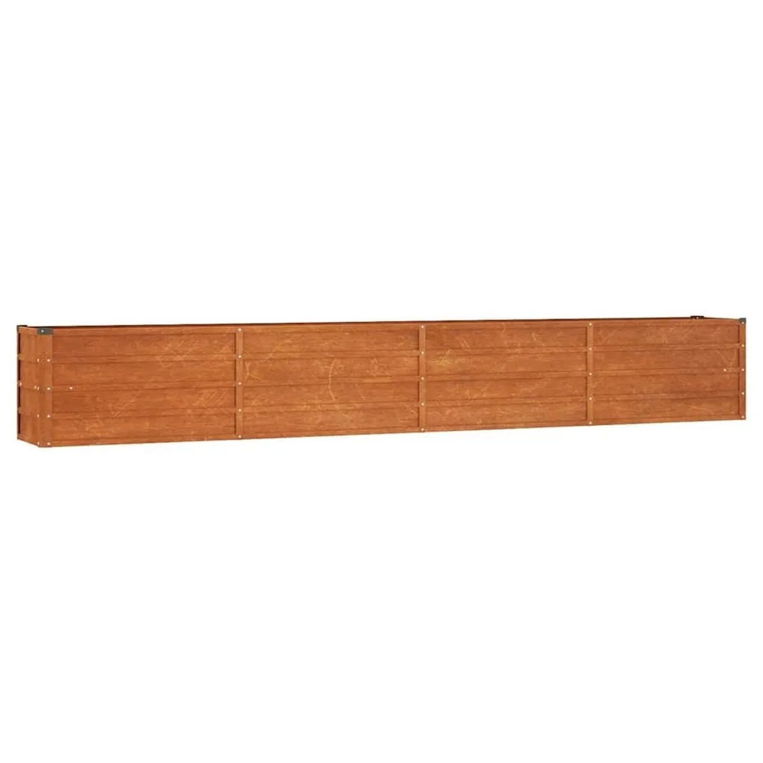 Furnicato Hochbeet Rostig 320x40x45 Cm Cortenstahl