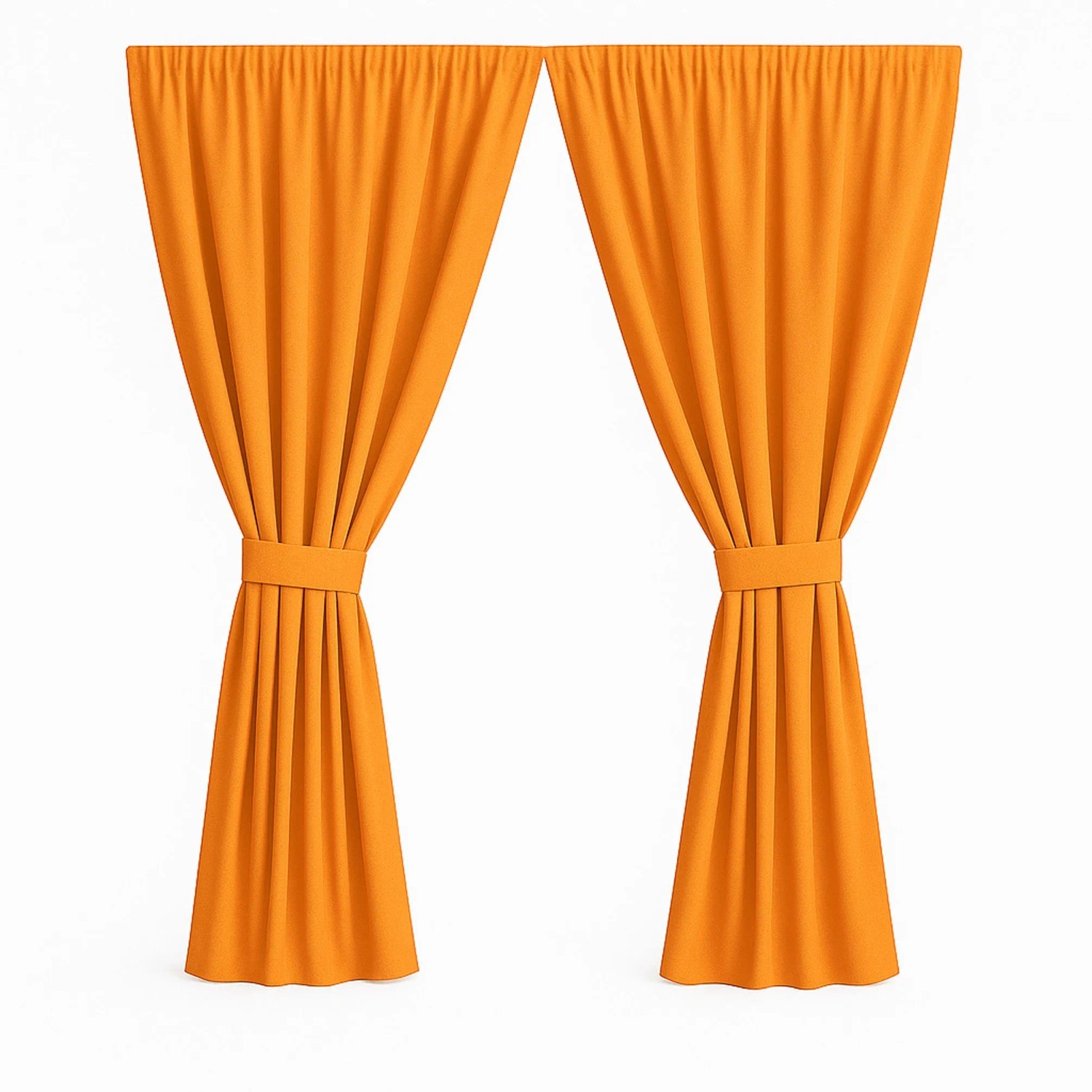 Setgarden Curtain Garden Outdoor Vorhang   2 x 155 × 240 cm – Balkon Vorhang 1tlg Orange
