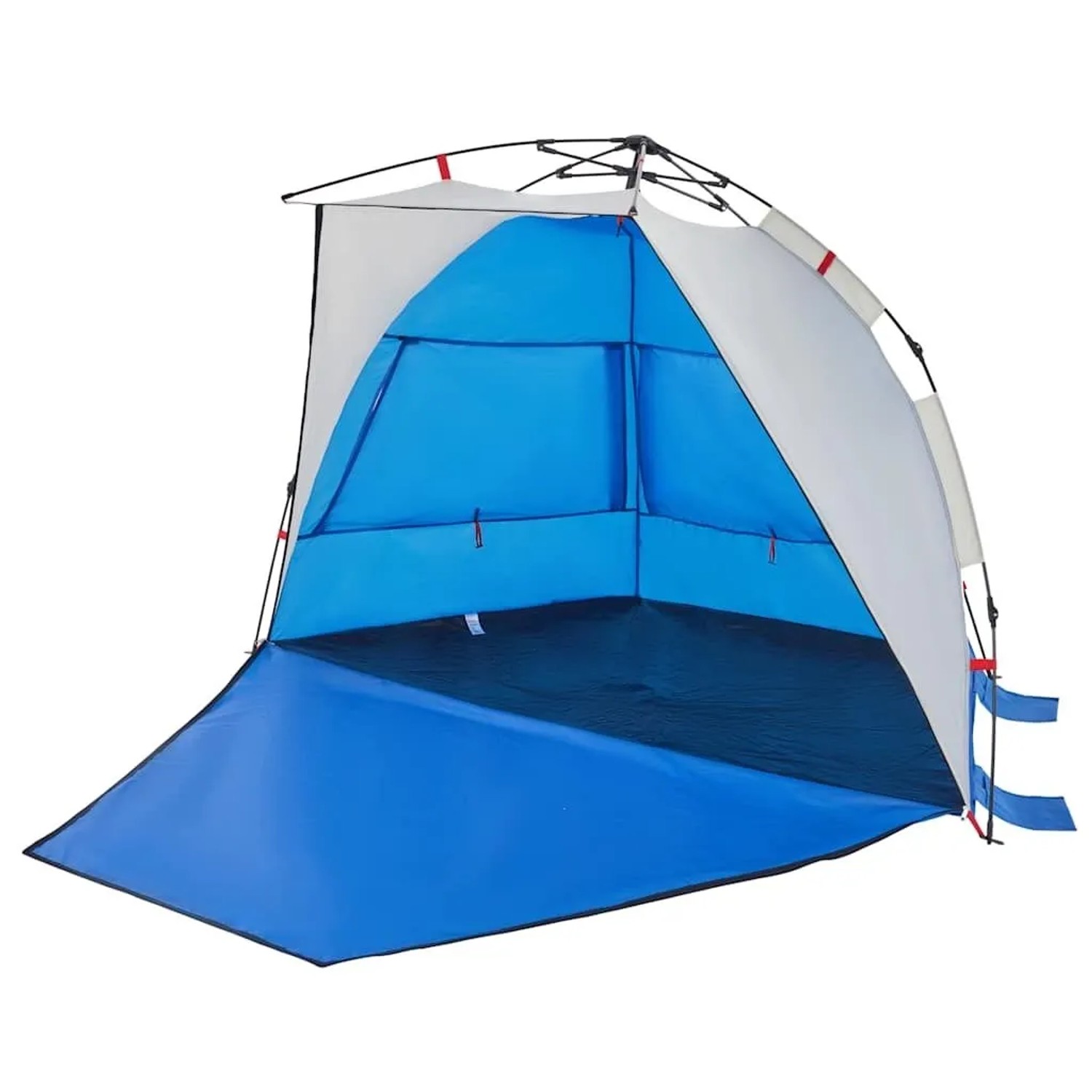 vidaXL Strandzelt 2 Personen Azurblau Quick Release Wasserdicht 4005308_5