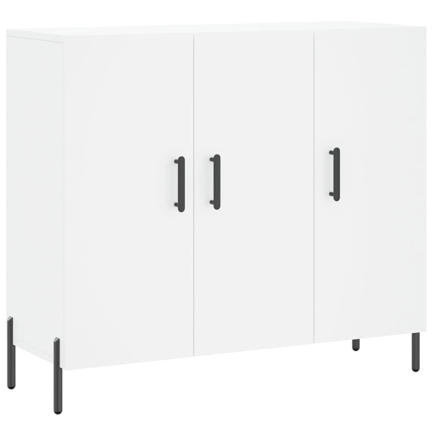 vidaXL Sideboard Weiß 90x34x80 cm Holzwerkstoff 828116 günstig online kaufen