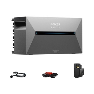 Anker SOLIX Solarbank 2 Pro mit Smart Meter für Balkonkraftwerk, Speicher und Zubehör.