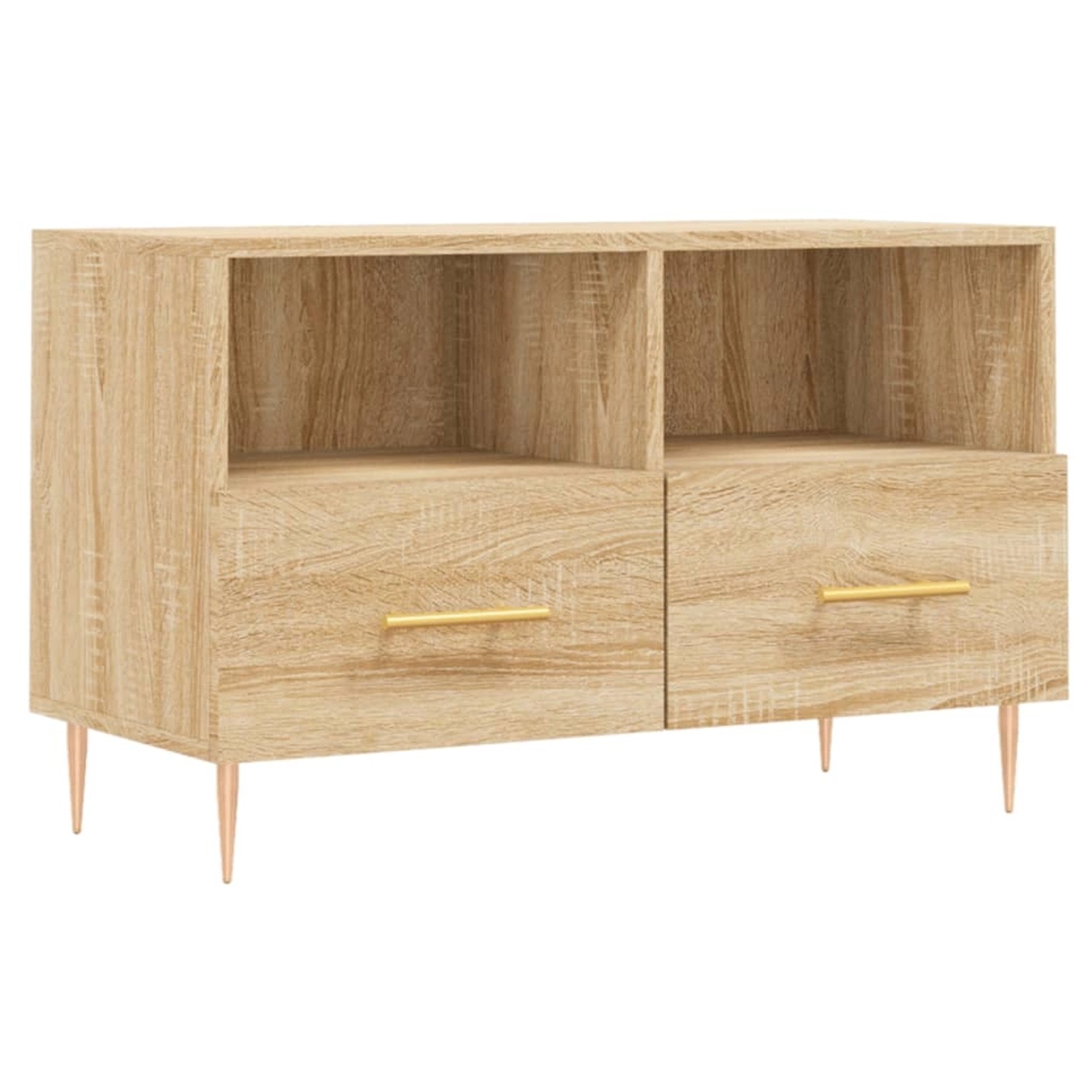 VidaXL TV-Schrank Sonoma-Eiche 80x36x50 cm Holzwerkstoff  Modell 4 günstig online kaufen