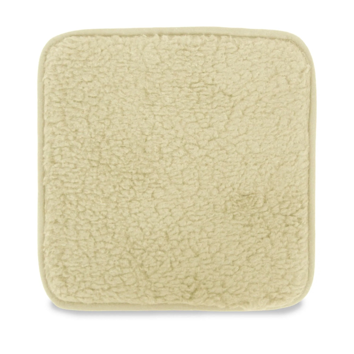 Bestlivings Stuhlkissen Lammflor Optik 37x37 cm Creme