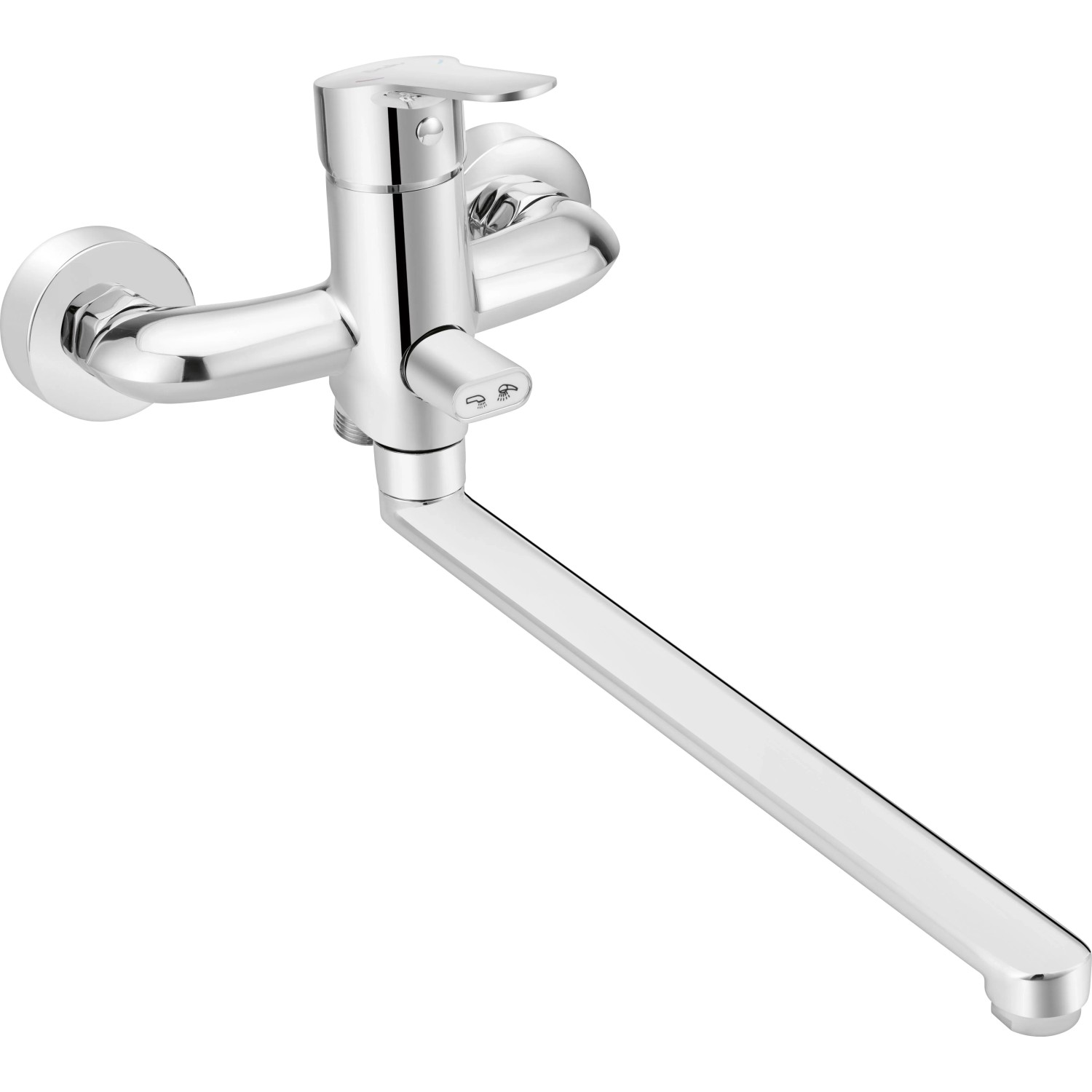 baliv Waschtisch-Kombi-Armatur WT-5621 Chrom