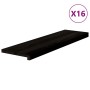 vidaXL Treppenstufen 16 Stk Dunkelbraun 90x25x2 cm Massivholz Eiche 3283051_3