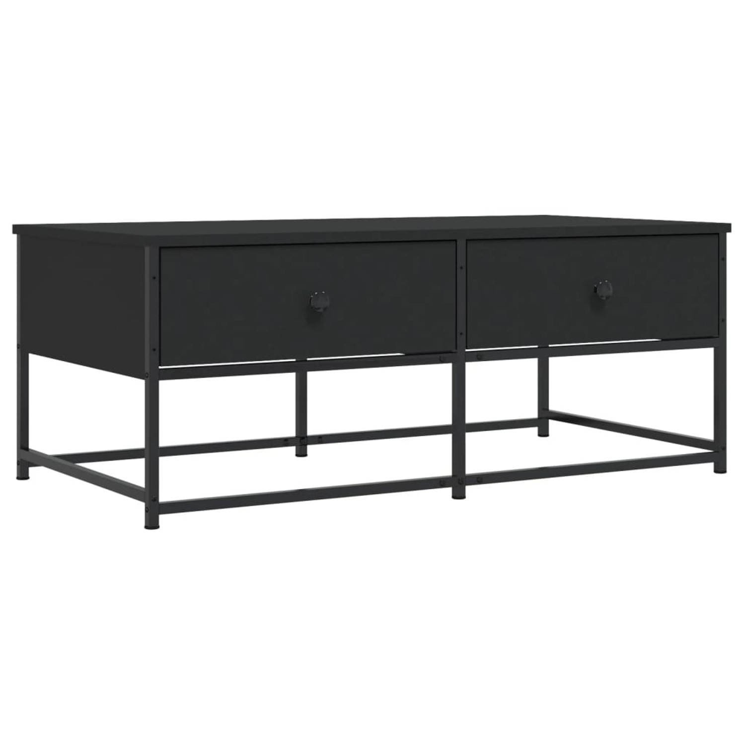 vidaXL Couchtisch Schwarz 100x51x40 cm Holzwerkstoff günstig online kaufen