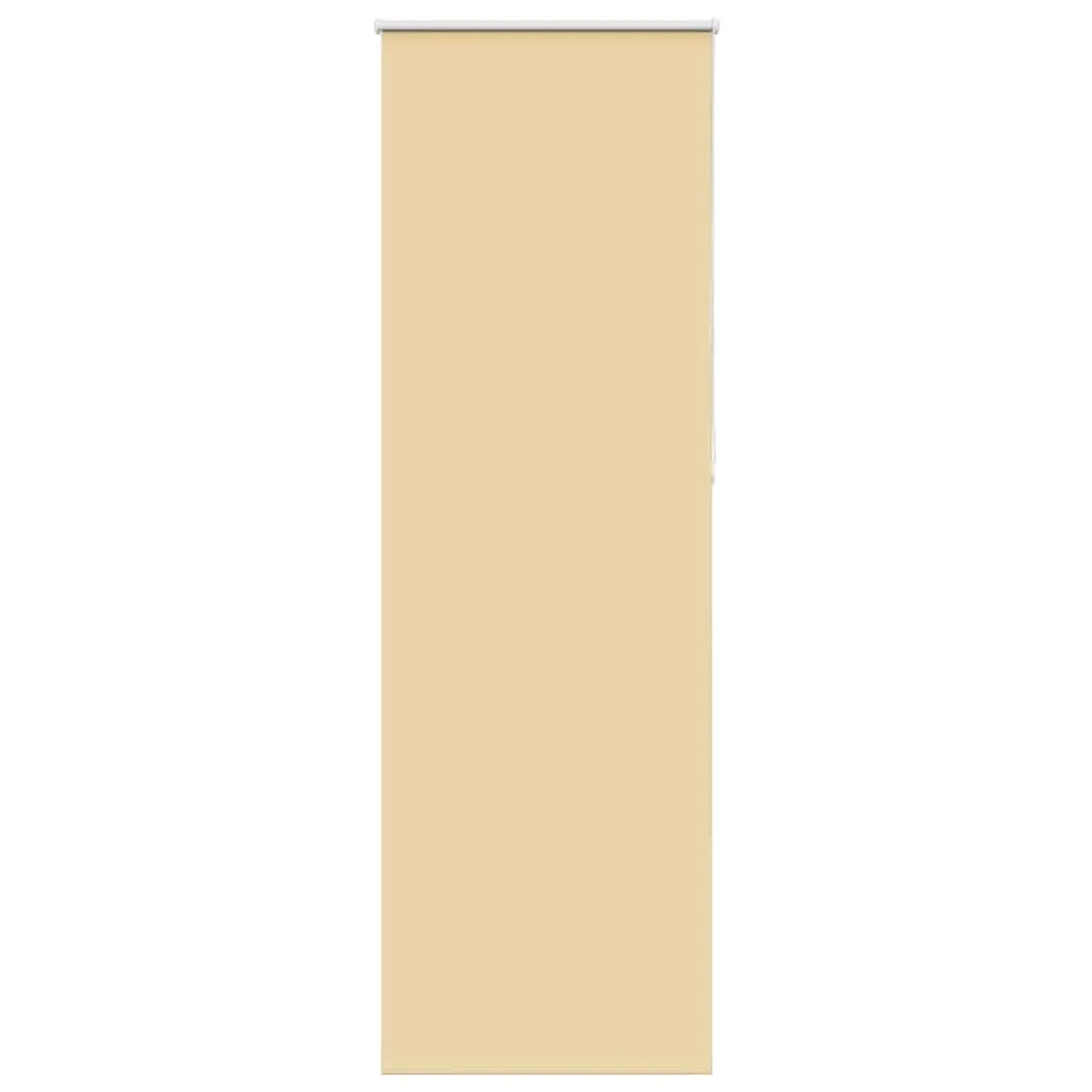 vidaXL Verdunkelungsrollo Beige 75x210cm Stoffbreite 70,7 cm Polyester 4010 günstig online kaufen