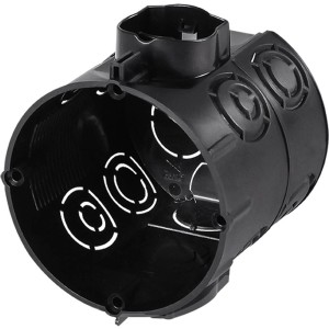 F-Tronic Schalterdose, 61x60mm, 25er-Pack, für Unterputzmontage mit 4 Schraublöchern.