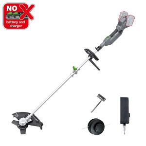 LUX-TOOLS Akku-Freischneider A-FS-2x20/35 mit Fadenkopf, Messer und Schultergurt (ohne Akku)