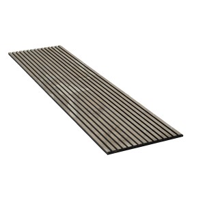 Akustikpaneel Steinfurnier Tan, 60x240cm, zur Wandverkleidung und Schallabsorption.