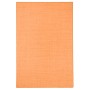 Oranger Snapstyle Sisal Teppich, 100x100 cm, klassisches Design. Naturfaser Teppich für Wohnräume.