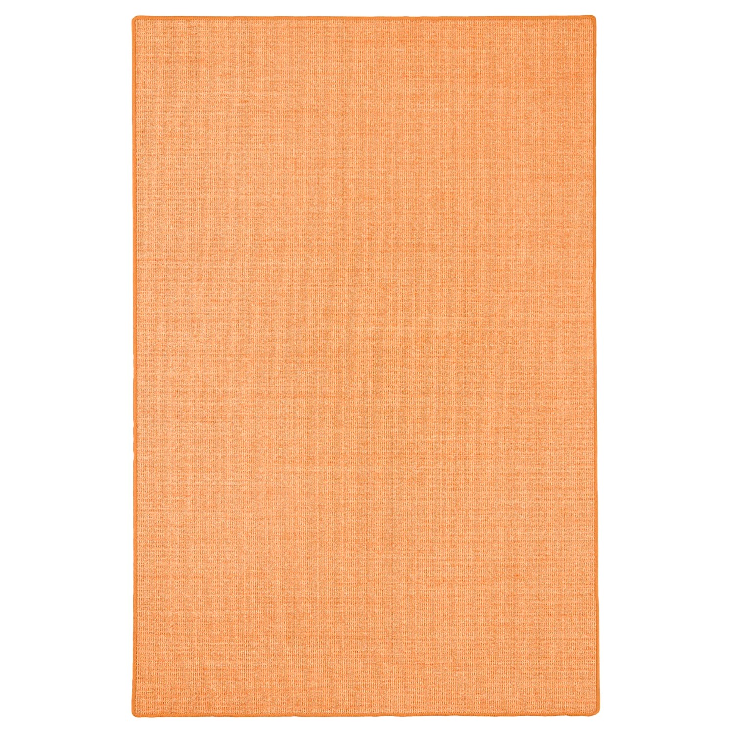 Oranger Snapstyle Sisal Teppich, 100x100 cm, klassisches Design. Naturfaser Teppich für Wohnräume.