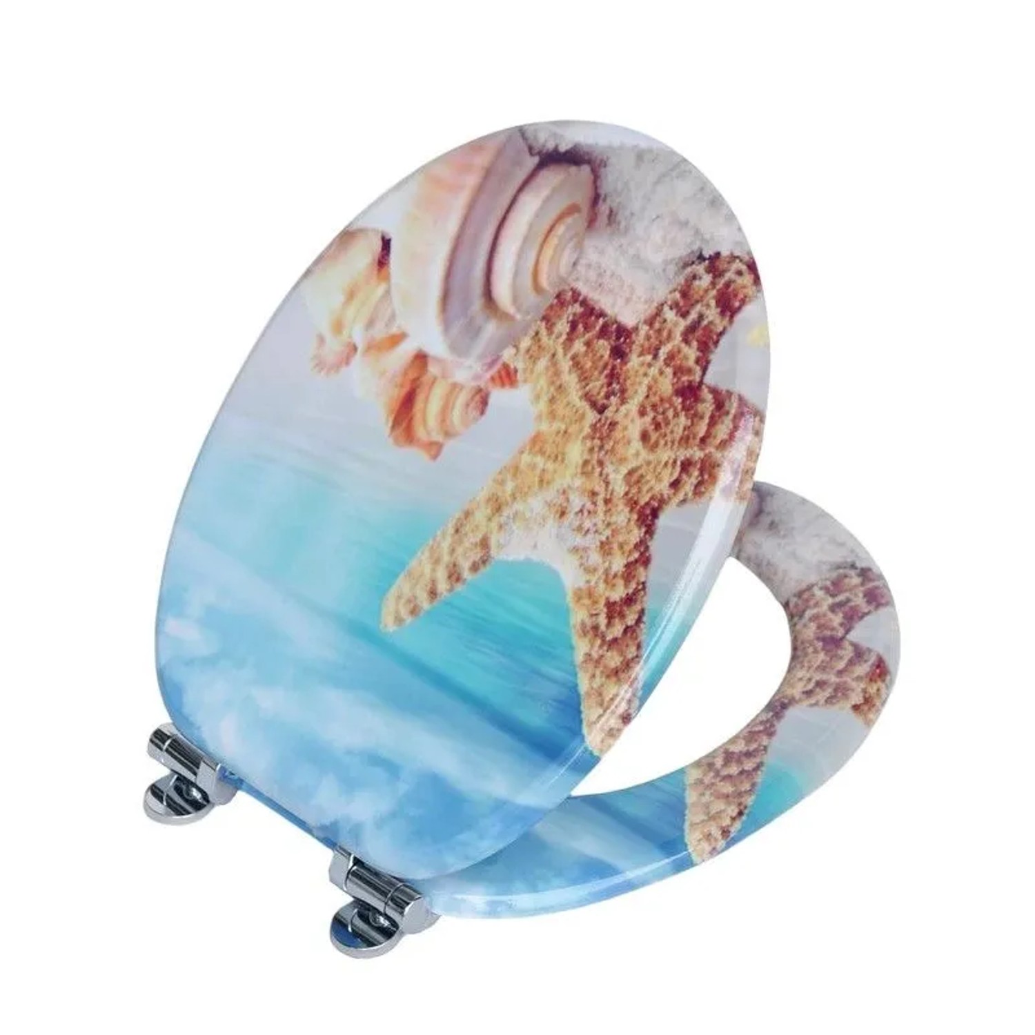 SINOBATH WC Sitz Mit Absenkautomatik MDF Holzkern H043 günstig online kaufen