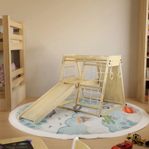 Juskys Mini Klettergerüst für Kinder mit Rutsche