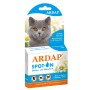 ARDAP Spot-On für Katzen über 4 kg: Zecken- und Flohschutz mit Pyrethrum, 3 Tuben.