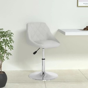 vidaXL Esszimmerstuhl Weiß Kunstleder 335149