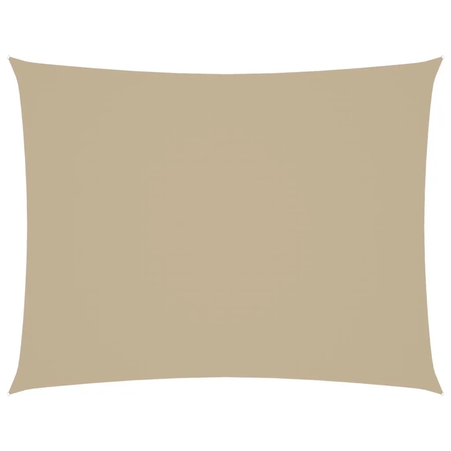 vidaXL Sonnensegel Oxford-Gewebe Rechteckig 3,5x5 m Beige 135160