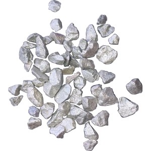 Silbernes Colomi Orchideengranulat, ein mineralisches Substrat für optimales Wurzelwachstum.