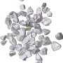 Silbernes Colomi Orchideengranulat, ein mineralisches Substrat für optimales Wurzelwachstum.