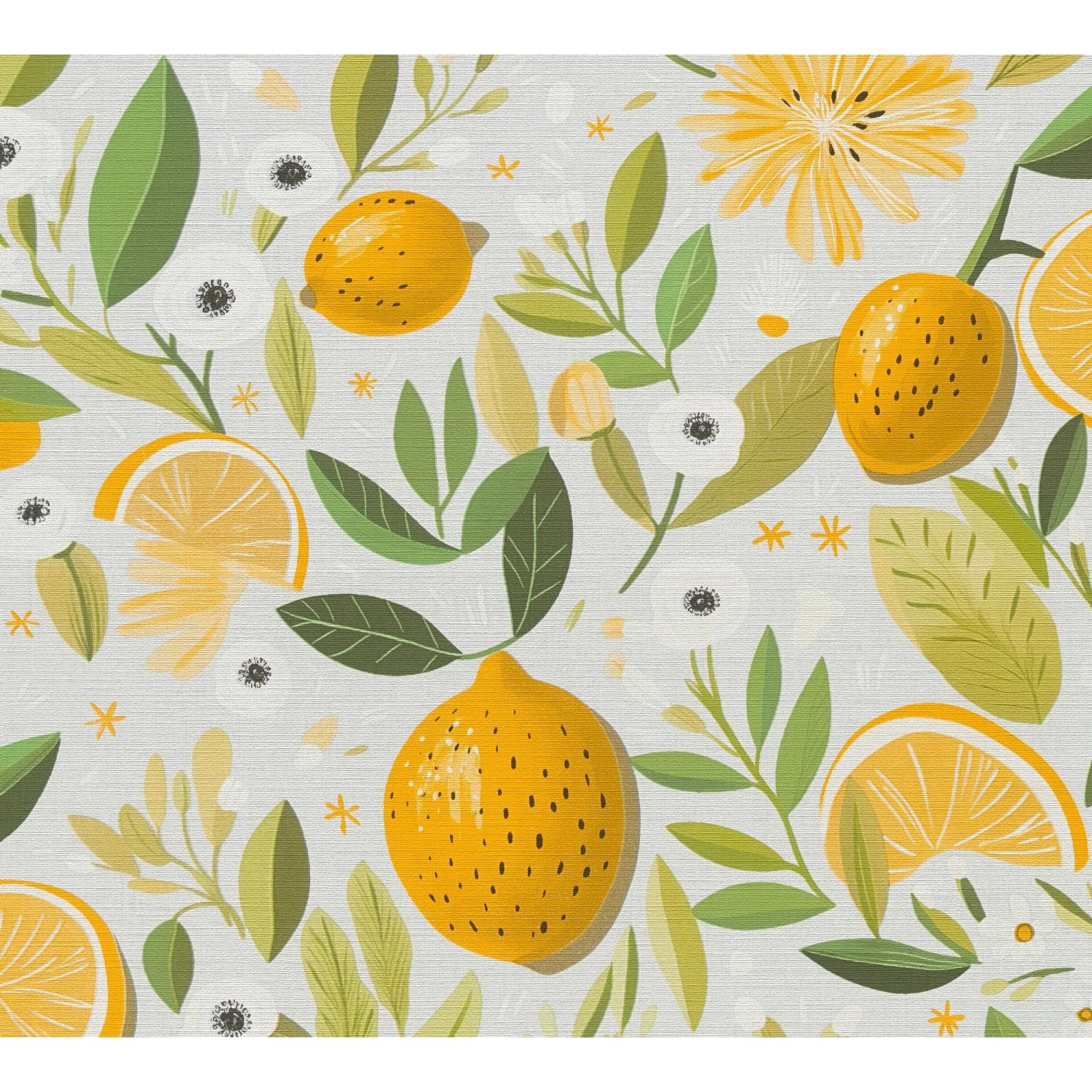 A.S. Creation Vliestapete Pintwalls 3 Zitronen Gelb-Grün 10,05 x 0,53 m FSC®