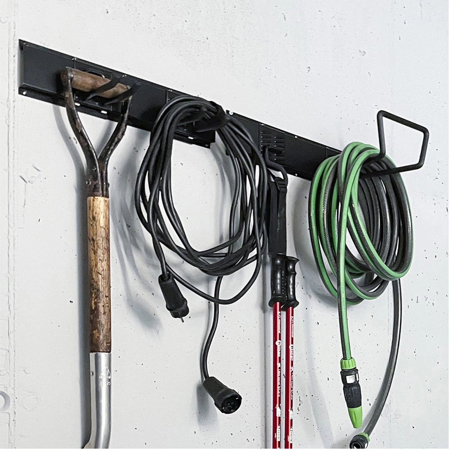 Ar Shelving Gerätehalter 60 x 10 cm mit Haken 2er Set