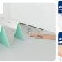Selitac Trittschalldämmung mit AquaStop, 5mm stark, für Parkett und Laminat. Einfache Verlegung dank Falttechnik.